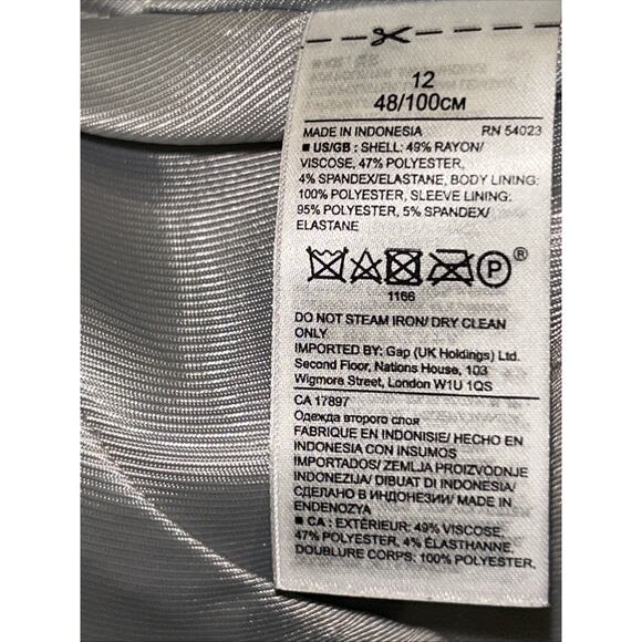 Banana Republic Womens 12 Long & Lean Leopard Print Blazer Career Whimsigoth - Picture 9 of 14